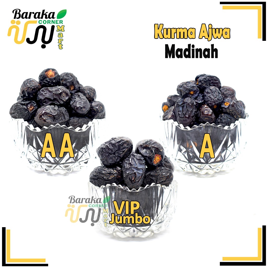 Ramadan Promotion Baraka Mart Kurma Ajwa Madinah Dates /VIP Jumbo, AA ...