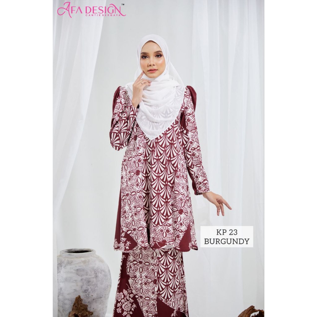 NEW ARRIVAL KURUNG SCALLOP BAJU KURUNG RAYA 2024 MUSLIMAH KURUNG ...