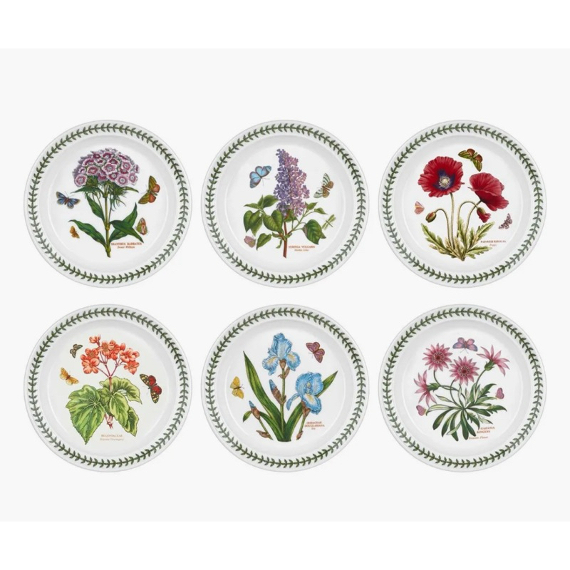 Botanic Garden 8 inch plate set of 6 (1st Quality) | Shopee Malaysia