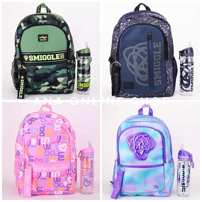 ORIGINAL SMIGGLE BAG | SMIGGLE SMIGGLER COLLECTION | SCHOOL BAG | BEG ...