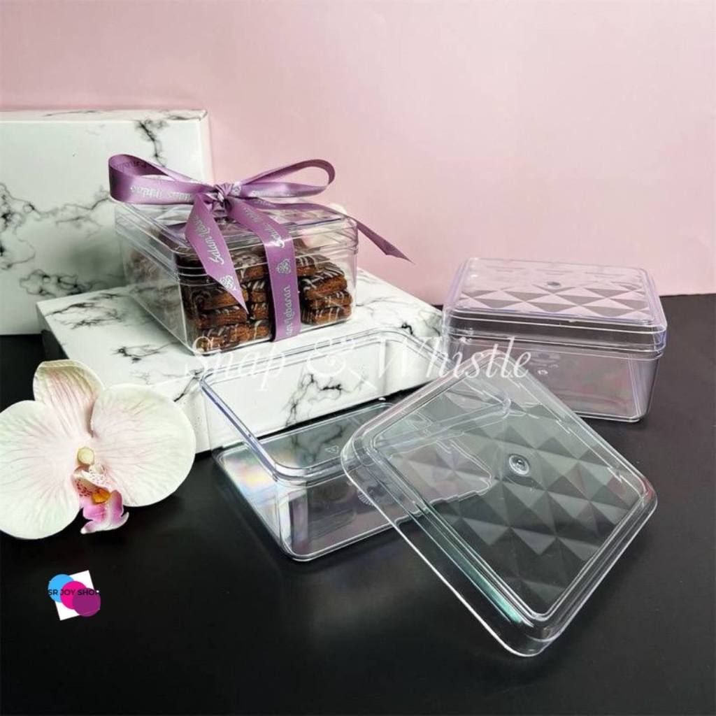 1 Carton 24pcs Balang Kuih Raya PL800B Cookie Jar Plastic Container ...