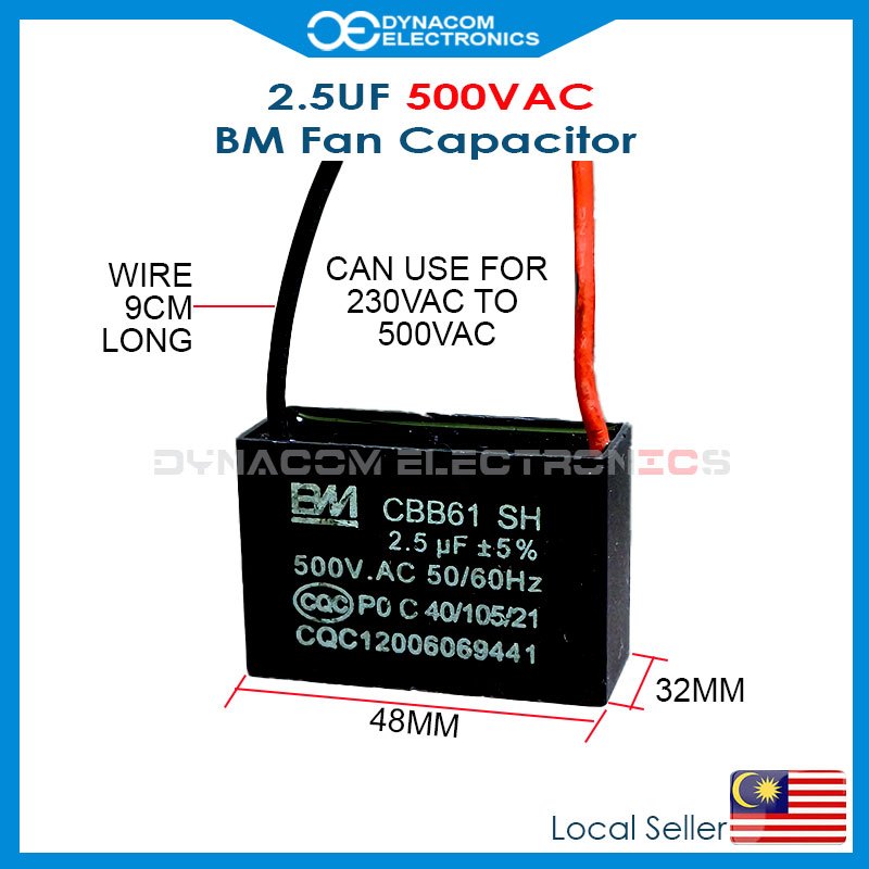 1.5UF 630VAC 2UF 500V 2UF 630VAC 2.5UF 630VAC 3UF 500V 6UF 500V 8UF ...