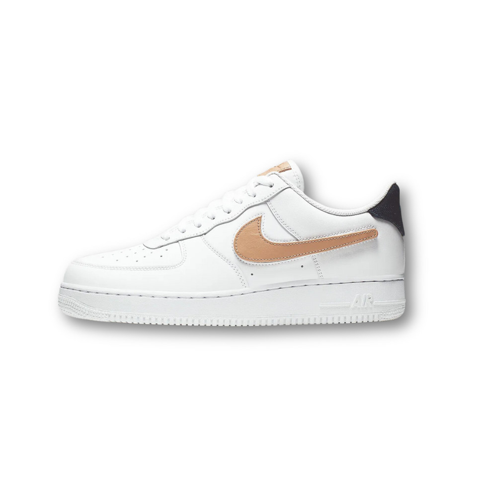 Nike Air Force 1 Low Removable Swoosh Pack White Vachetta Tan