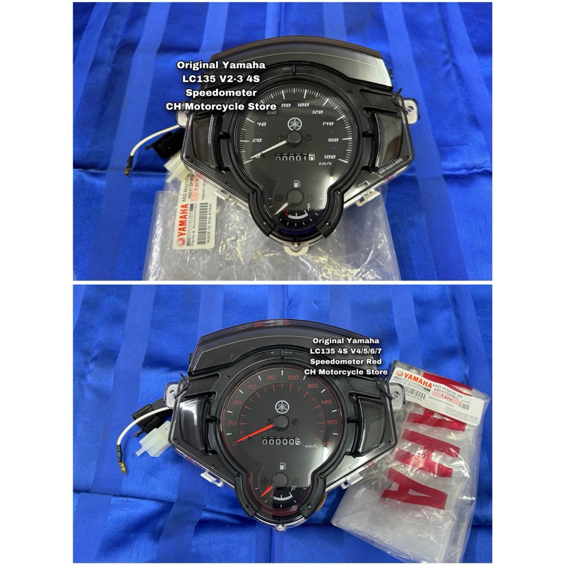 Original Yamaha LC135 4S 5S V2 V3 V4 V5 V6 V7 Speedometer Meter 4Speed ...