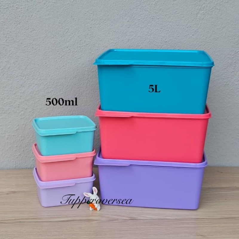 Tupperware Snack & Stack (1 PC / 3 PCS) 500ml / 5L | Shopee Malaysia