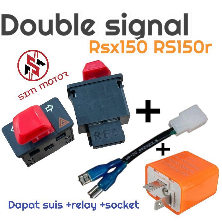 Honda RSX Rs RSx150 Double Signal Switch button Plug and Play RS150R ...
