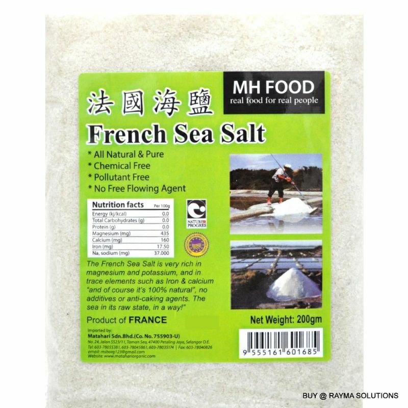 MH FOOD - FRENCH SEA SALT COARSE IODISED 200G | Shopee Malaysia