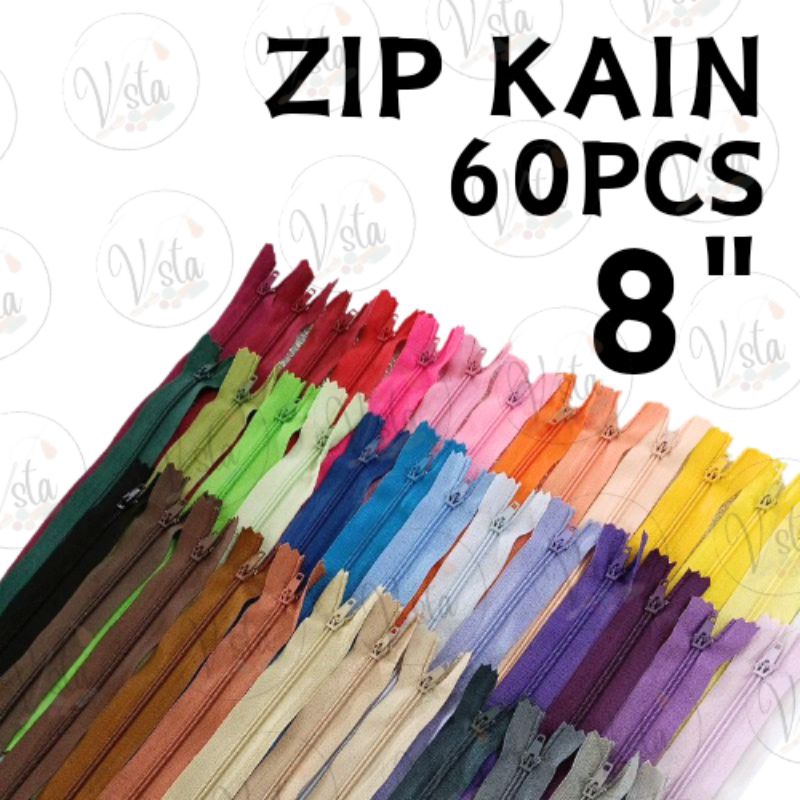 (60pcs) ZIP KAIN 8