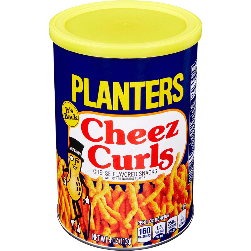 Planters Cheez Curls Cheese Flavored Snack 4oz (113gram) Shopee Malaysia