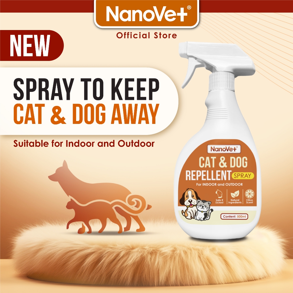 Nanovet Cat and Dog Repellent Spray 500ml Shopee Malaysia