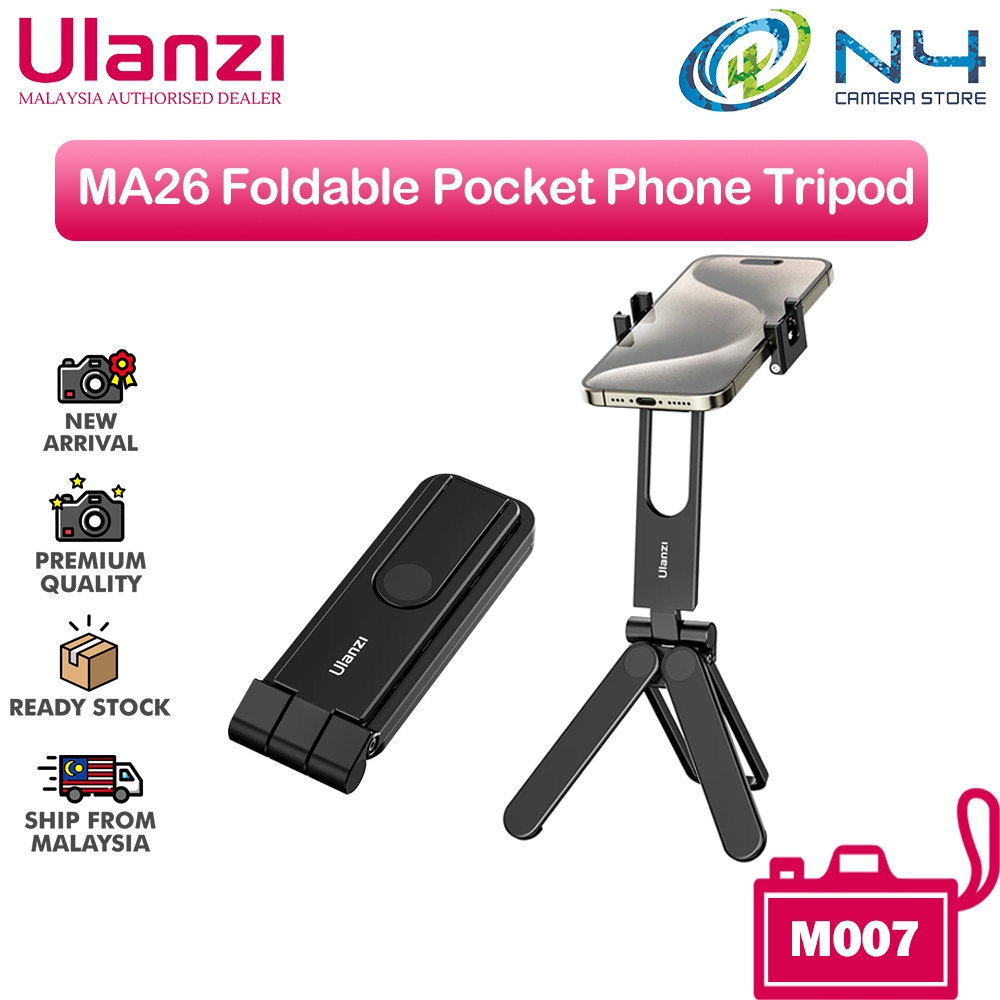 Ulanzi MA26 Foldable Pocket Phone Tripod M007