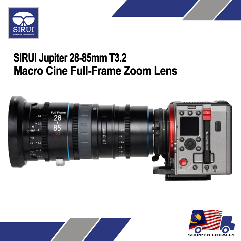 SIRUI Jupiter Macro T2 Set di obiettivi primi cinematografici full frame(set di obiettivi cinema da 24mm, 35mm e 50mm),per fotocamere con attacco PL,compatibile con ALEXA Mini LF,ALEXA Mini,ALEXA LF