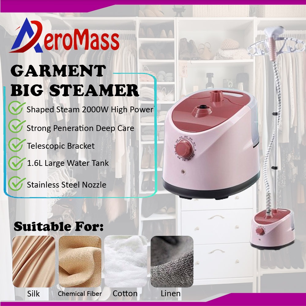 AEROMASS Iron Steam Iron Garment Steamer Portable Iron Baju Seterika