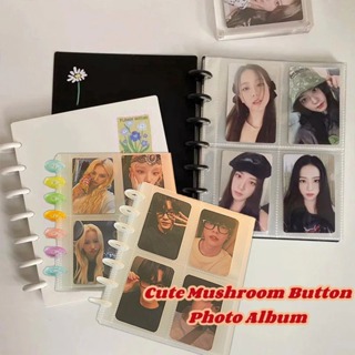 10pcs 3 Inch Kpop Photocard Holder Book Mini Photo Album Mirror-like Photocard  Binder Small Photo Card Book 32 Pockets,White 