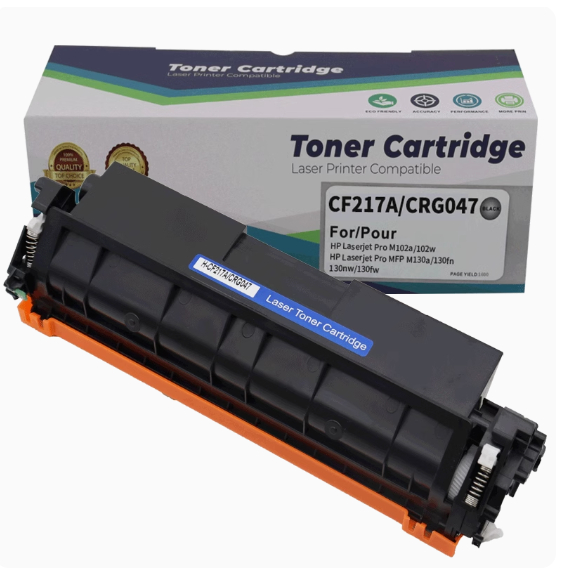 Compaitable CF217A / CRG047 Black Toner Cartridge & Drum CF219A ...