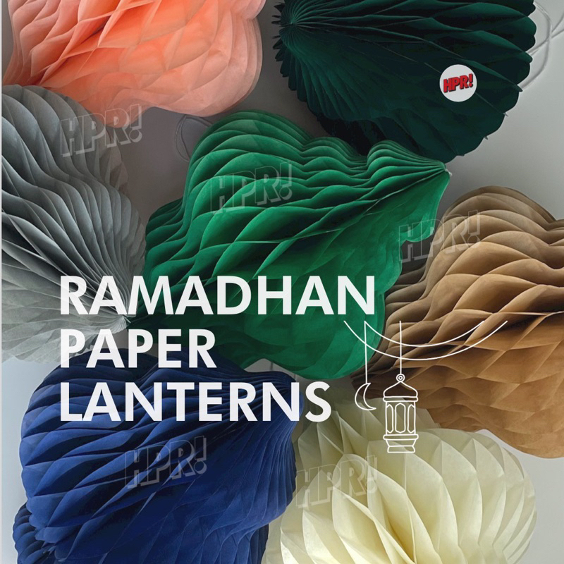 Raya Ramadhan Kareem Paper Lantern Decorations | Shopee Malaysia