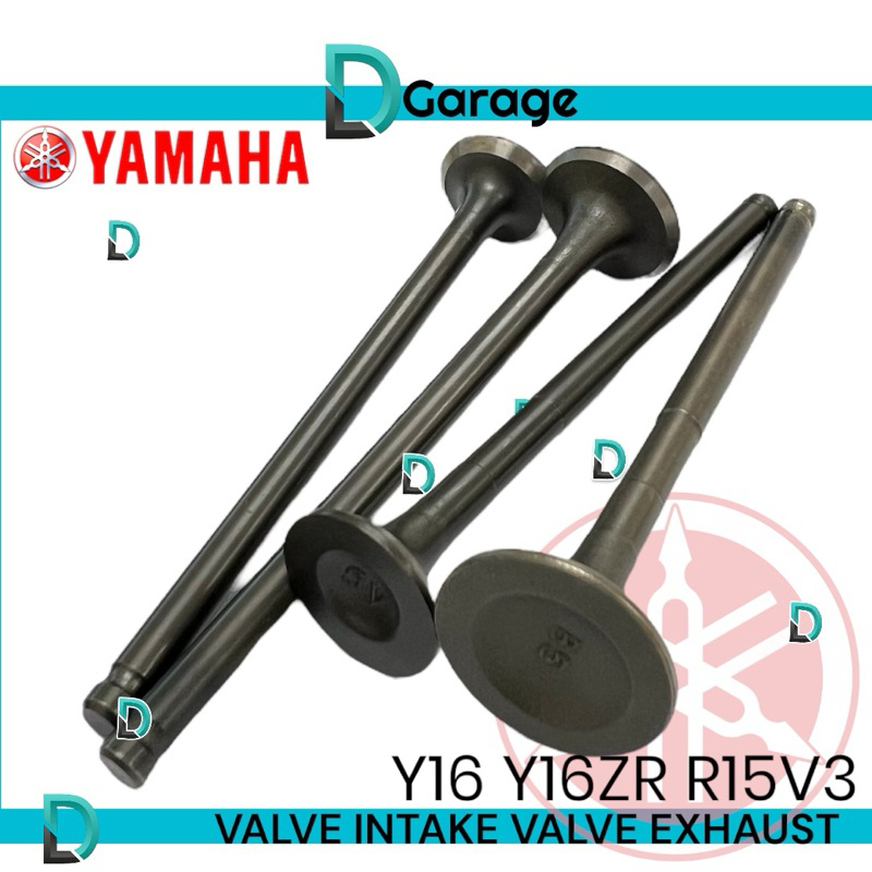 4PC YAMAHA Y16 Y16ZR R15 V3 VALVE SET X4 VALVE INTAKE VALVE EXHAUST ...