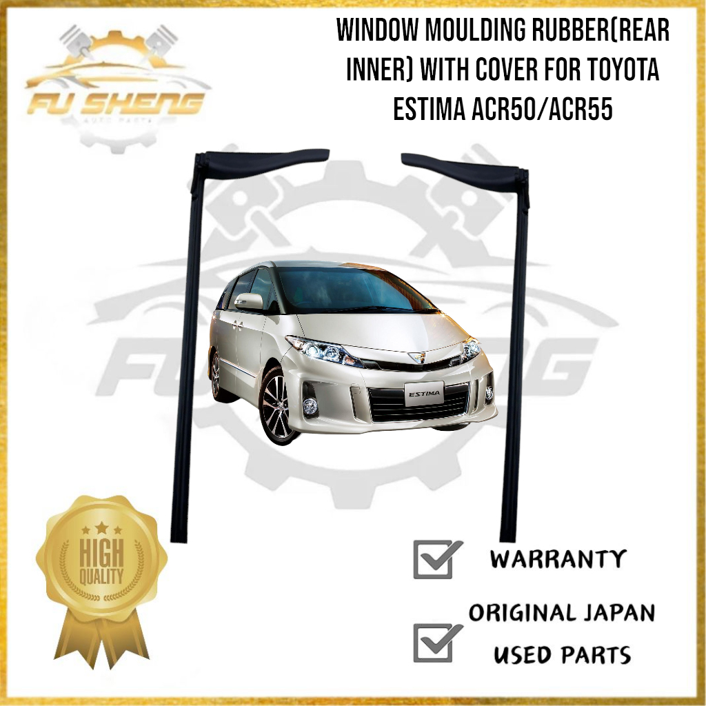 Window Moulding Rubber(Rear Inner) With Cover For Toyota Estima ACR50 ...