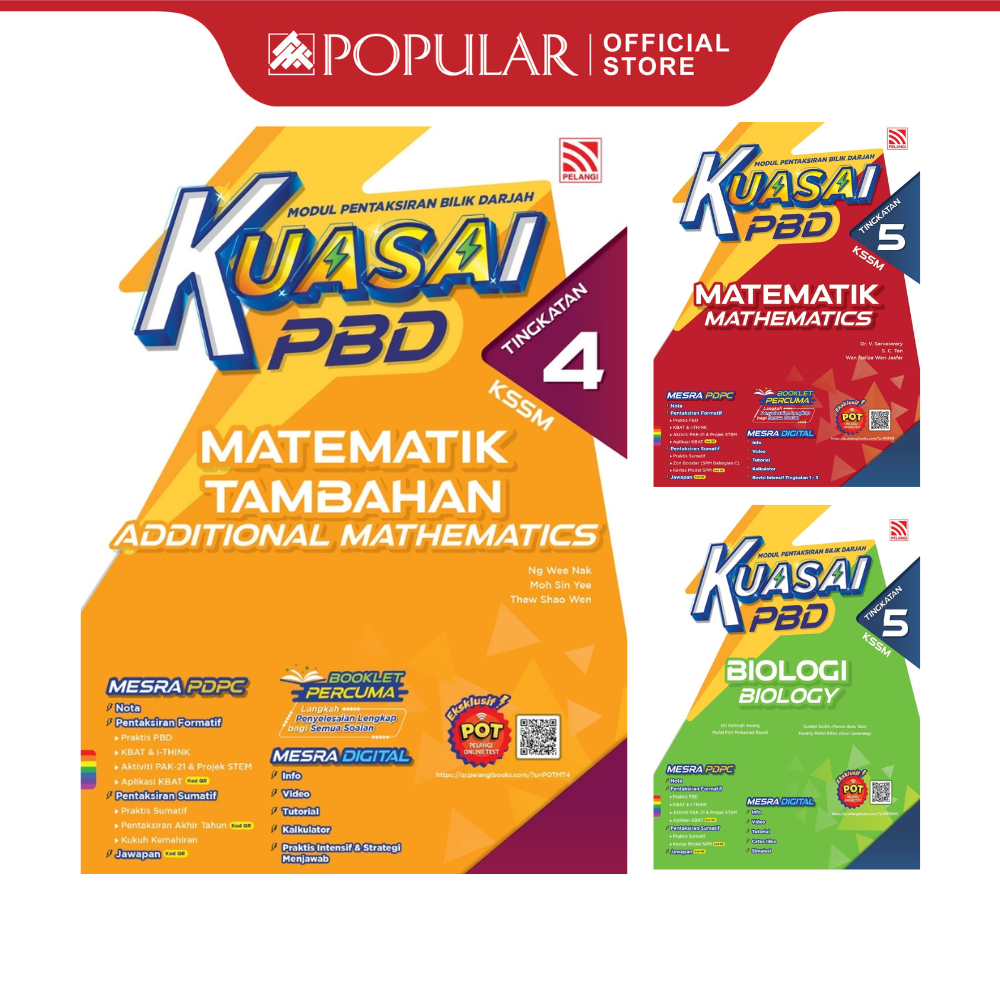 PELANGI Exercise Book / Buku Latihan: Kuasai PBD Tingkatan 4- 5 (Edisi ...