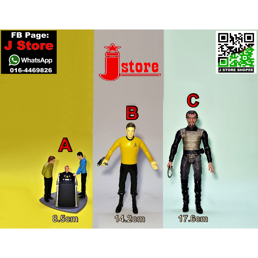 Star trek figure collection ( J Store ) | Shopee Malaysia