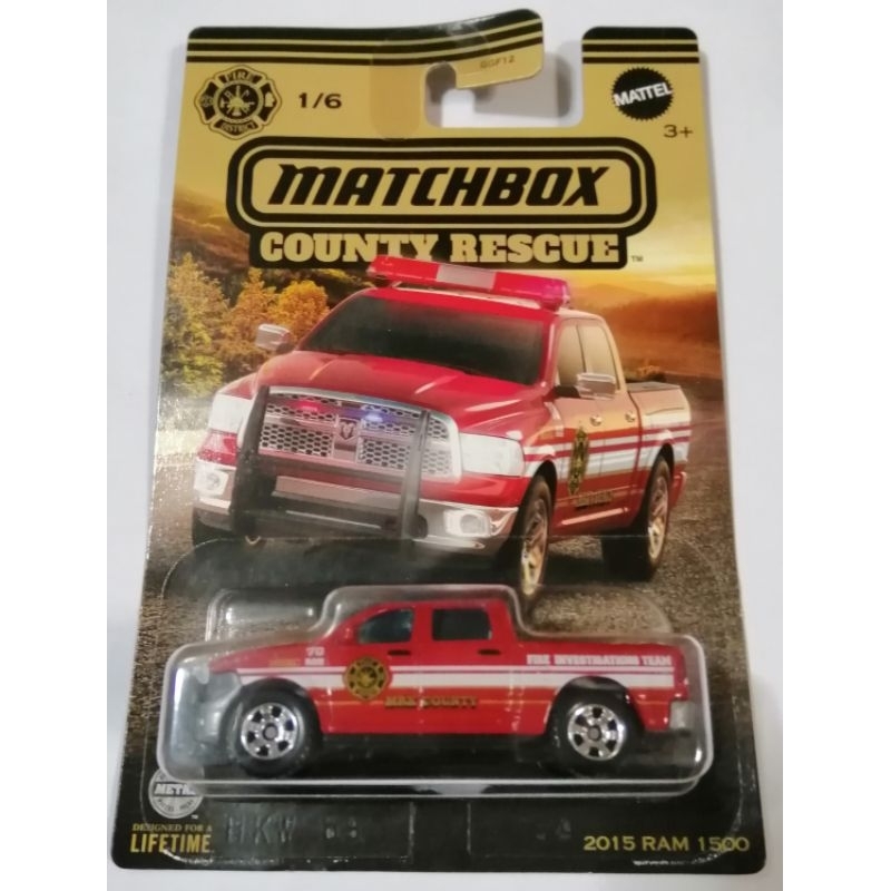 Matchbox County Rescue 2015 Ram 1500 2024 edition | Shopee Malaysia