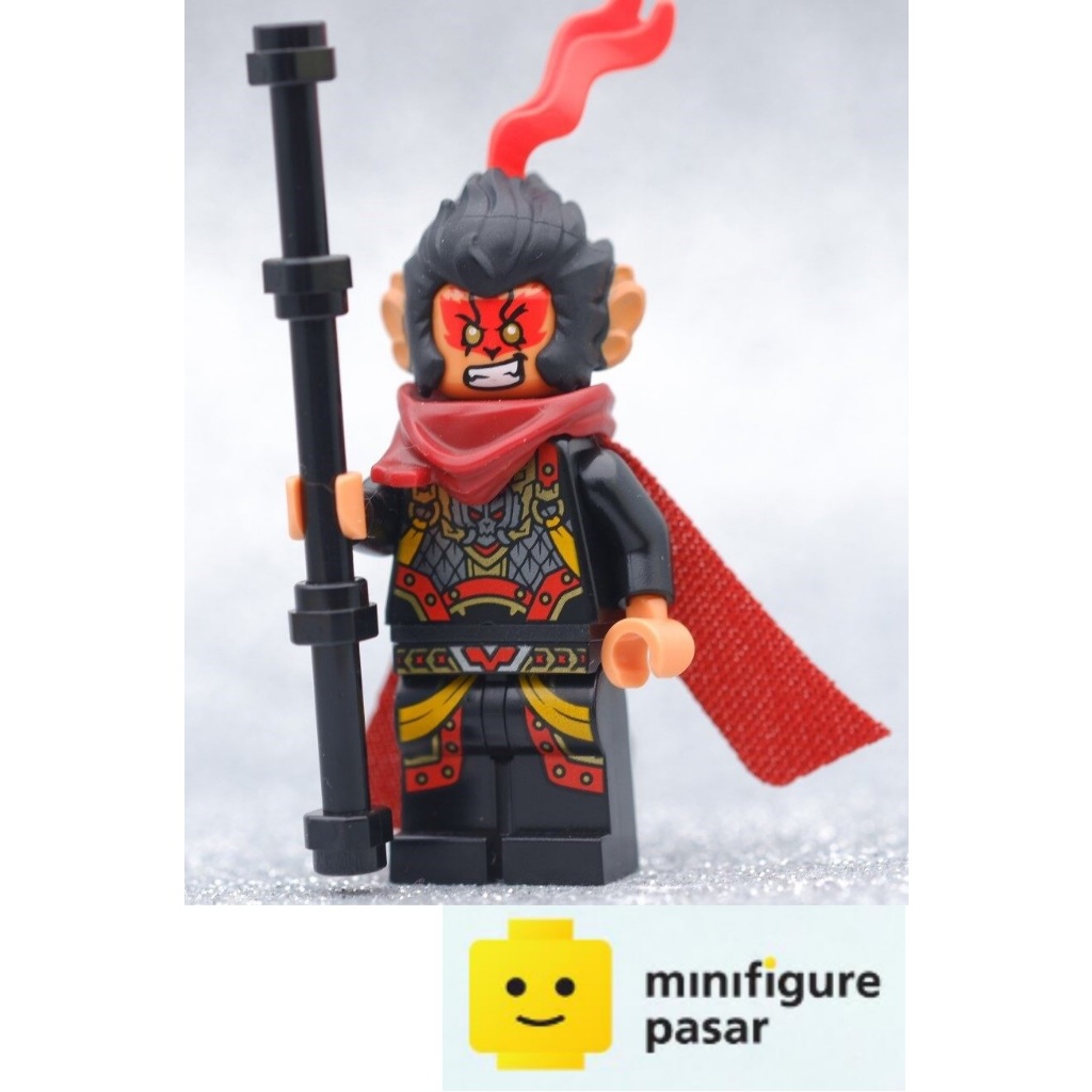 mk075 Lego Monkie Kid 80034 - Evil Macaque Monkey Tail Minifigure with ...