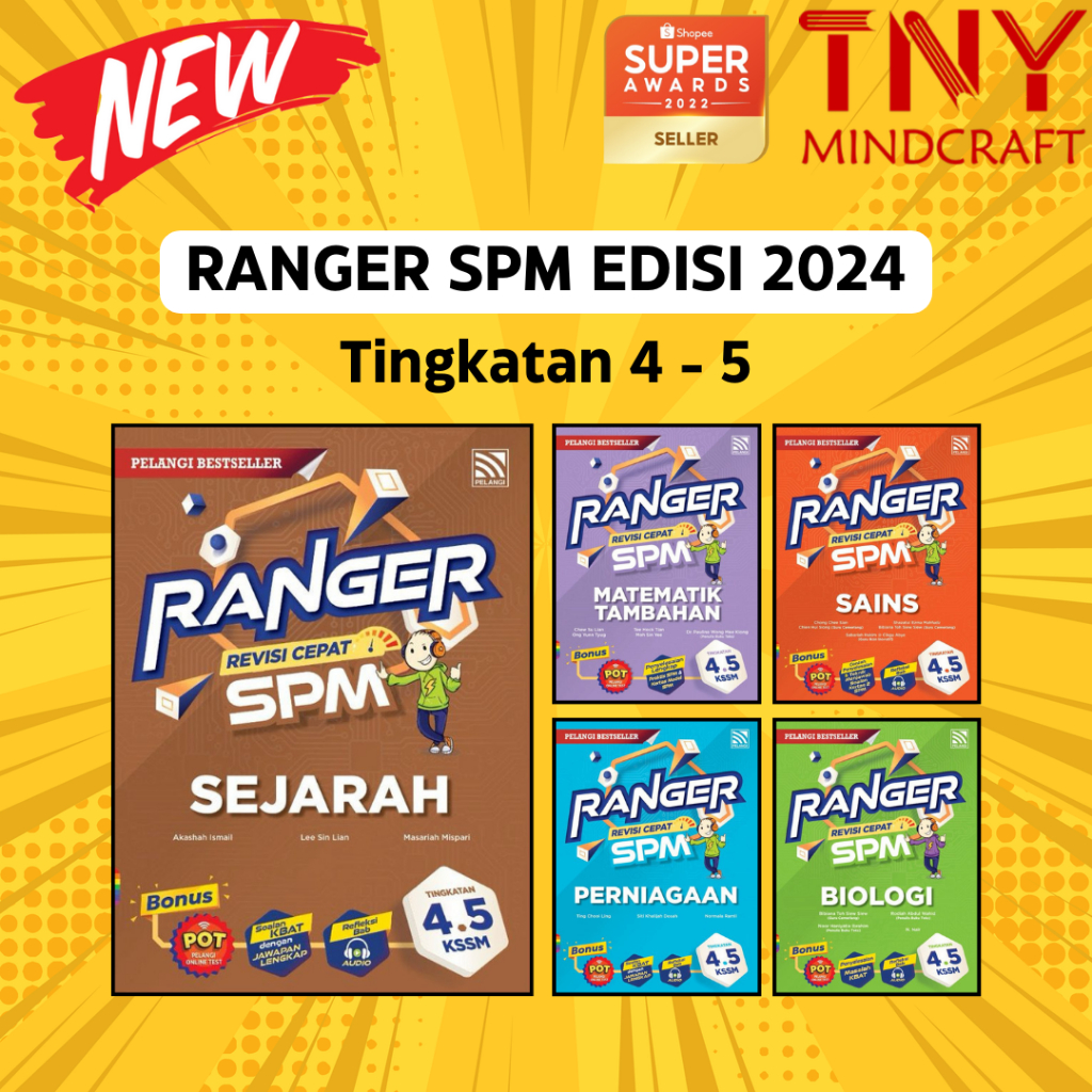 Tny Buku Rujukan Spm Ranger Revisi Cepat Spm Tingkatan Edisi Shopee Malaysia