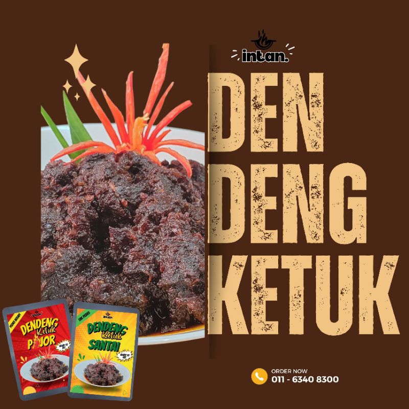Rendang Dendeng Daging Ketuk Meletop Sedap Mudah Ready To Eat RTE Sahur ...