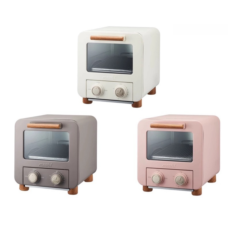 MOSH Mini Oven Toaster (available in 3 colours - Ivory, Brown, Peach ...