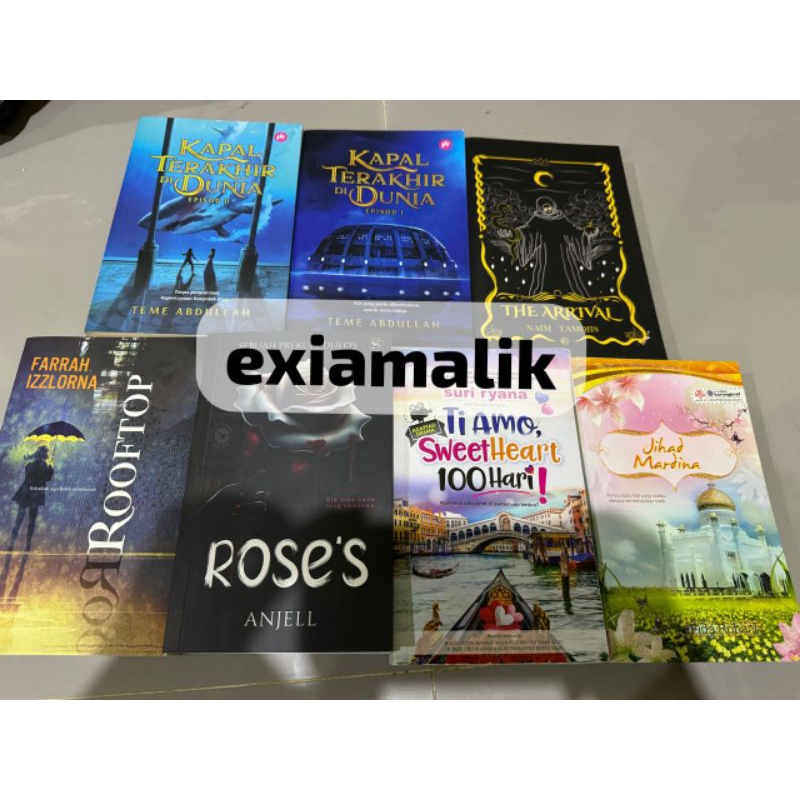 Novel Melayu Preloved Kombo roses anjell | Shopee Malaysia