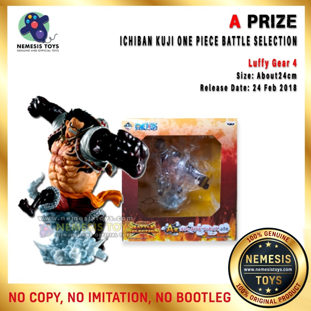 Banpresto One Piece Monkey D Luffy Gear Fourth 4 Kong Gun Bound Man Crimson Colour Version 1190524178 - View #9
