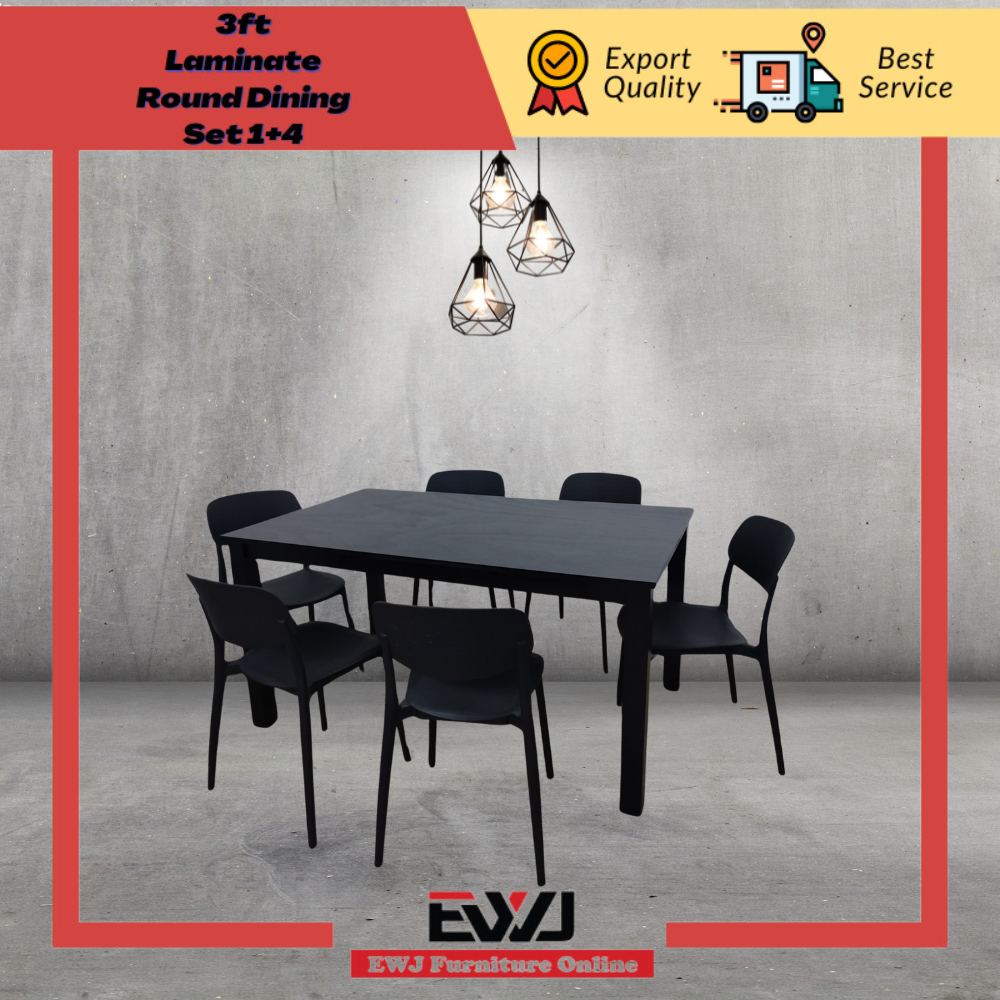 EWJ Dining Table/Meja Makan 4 & 6 orang Meja Makan Murah Cantik/ Dining ...