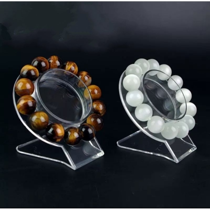 Transparent Acrylic Bracelet Display Rack Bungle Organizer Storage ...