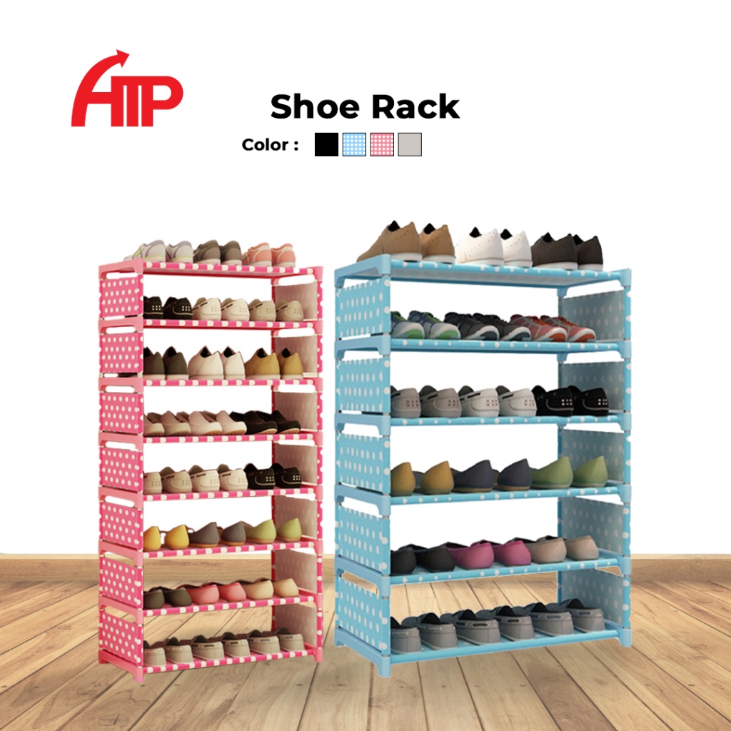 ATP Shoe Rack 4/6/8 Tier Multilayer Storage Organizer Space Saving ...