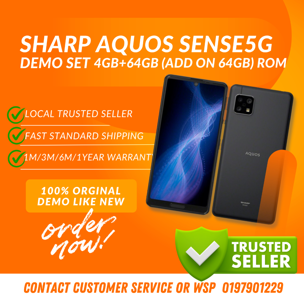 (DEMO) SHARP AQUOS SERIES SENSE5G/ R2 / R3/ SENSE2 (3+32GB/ 4+64GB/ 6
