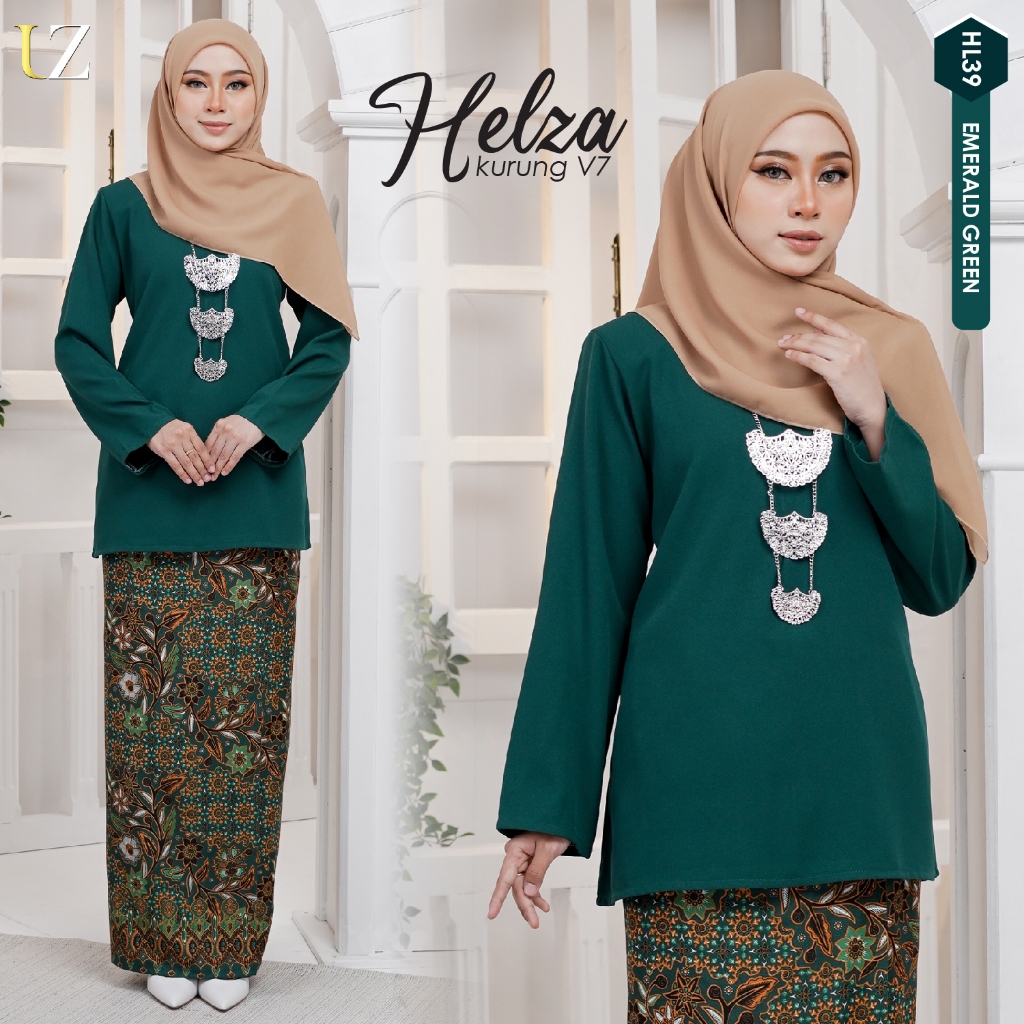 Gambar baju kurung Kurung Kedah Helza Batik