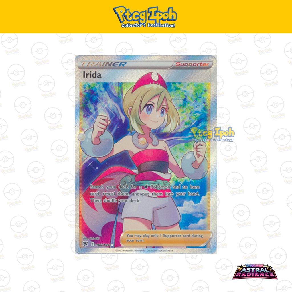 irida pokemon card full art Pokemon Sword & Shield Diamond Clan Japanese Special Set