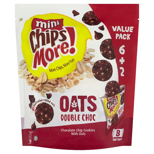 CHIPSMORE OATS DOUBLE CHOCOLATE MULTIPACK 8X28G snek snack biskut ...