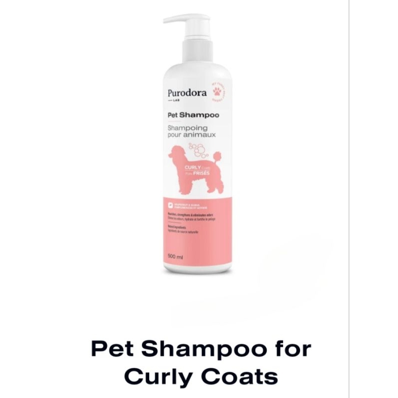 Purodora Lab Pet Shampoo for Curly Coats (500ml) | Shopee Malaysia