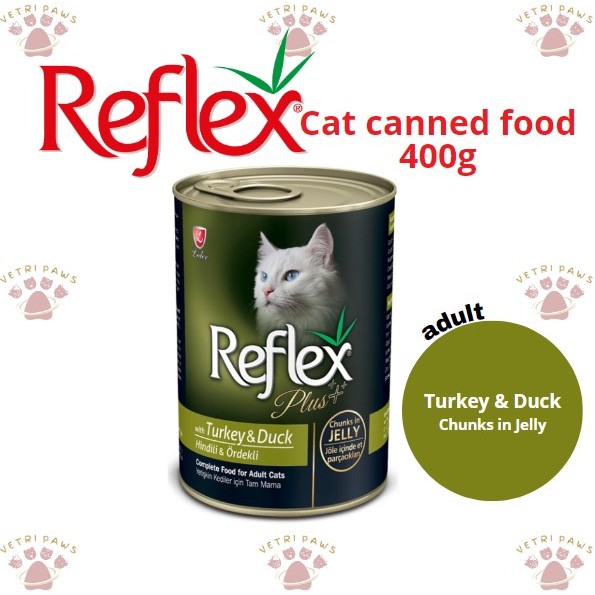 Reflex Plus Cat Canned Food (Turkey & Duck) - 400g | Shopee Malaysia