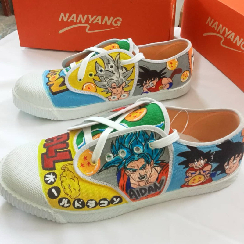 Kasut Nanyang DRAGONBALL DRAGON BALL Z Stylo Fancy Sepak Takraw STL ...