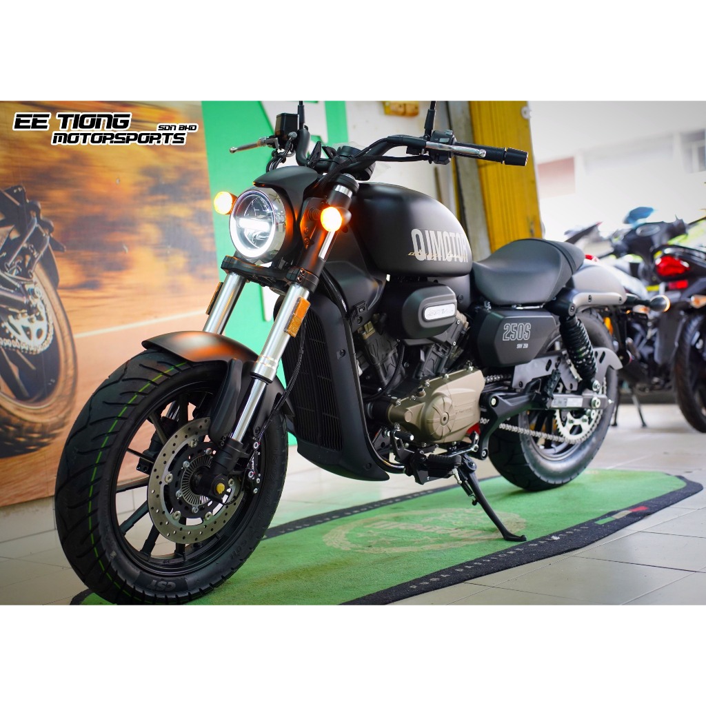 QJ MOTOR SRV250 BLACK CRUISER CHOPPER OFFER (2024) | Shopee Malaysia