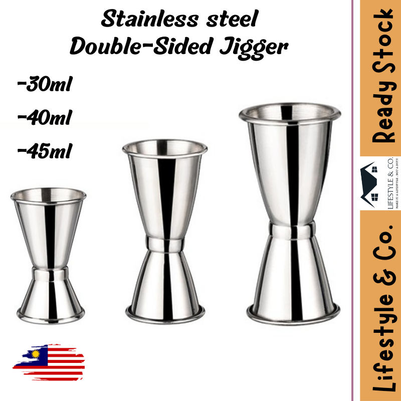 Jigger Professionale Da Barista In Acciaio Inox 304 - Dosatore Giapponese 56,7g / 28,3g (2:1), Resistente E Preciso