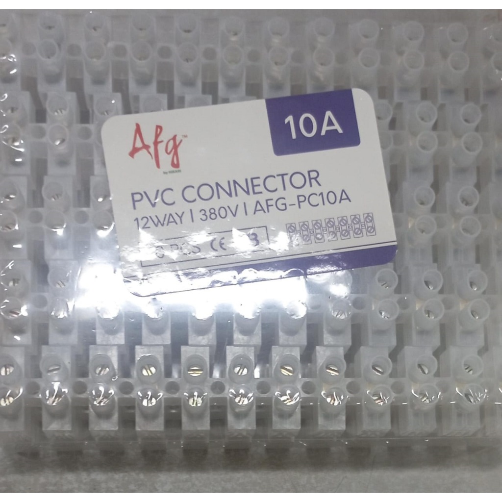 PVC Connector 10A 15A 12 Way 10pcs/pkt | Shopee Malaysia