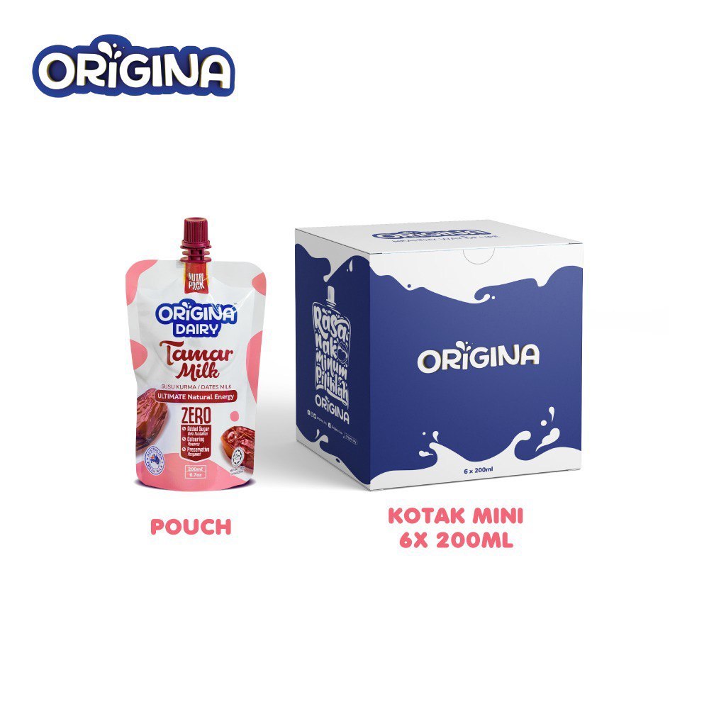 ORIGINNA TAMAR MILK SUSU KURMA | MINI BOX (6 x 200ML) DELICIOUS FORMULA ...