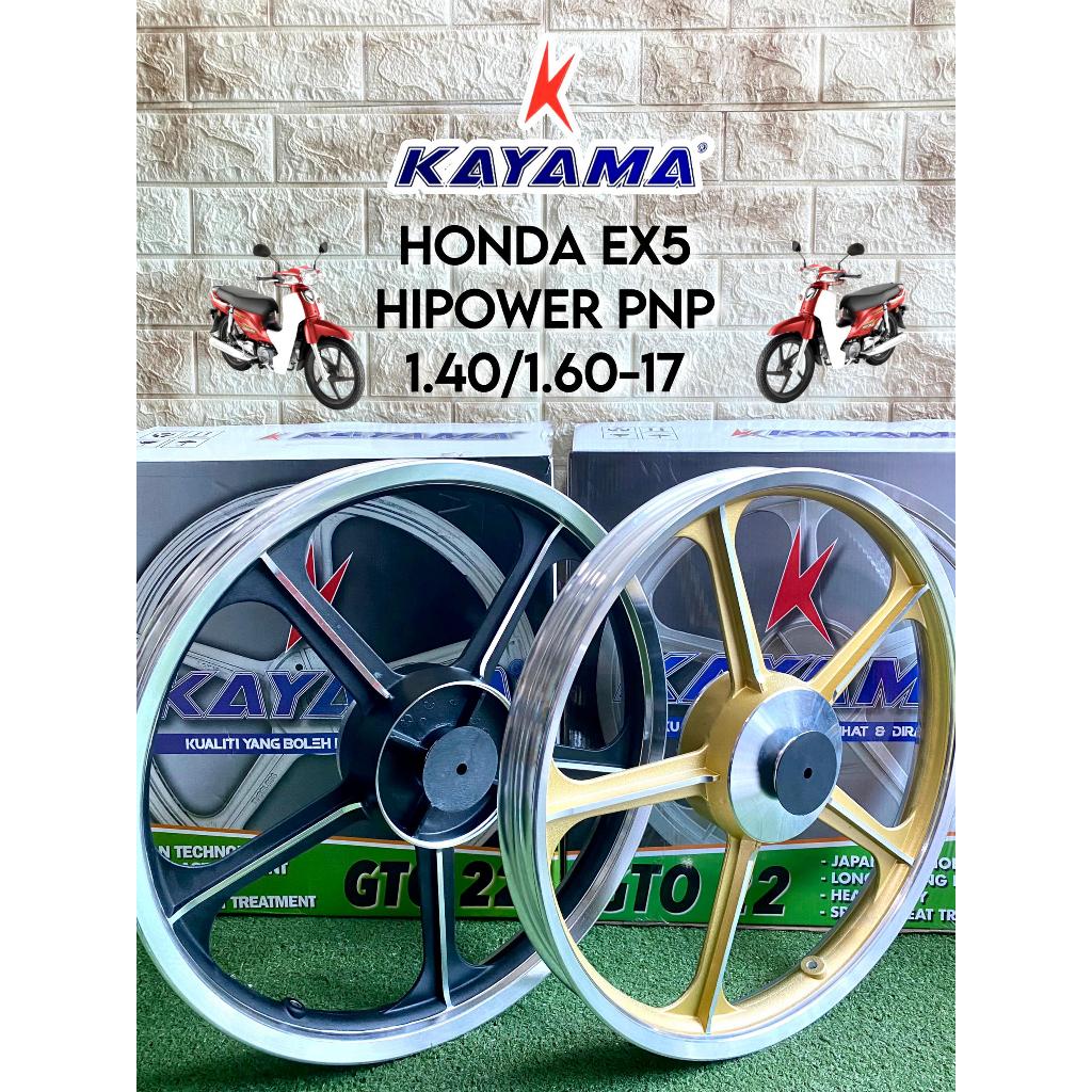 HONDA EX5 HIPOWER PNP Sport Rim 1.4 1.6-17 KAYAMA Complete Sets Siap ...