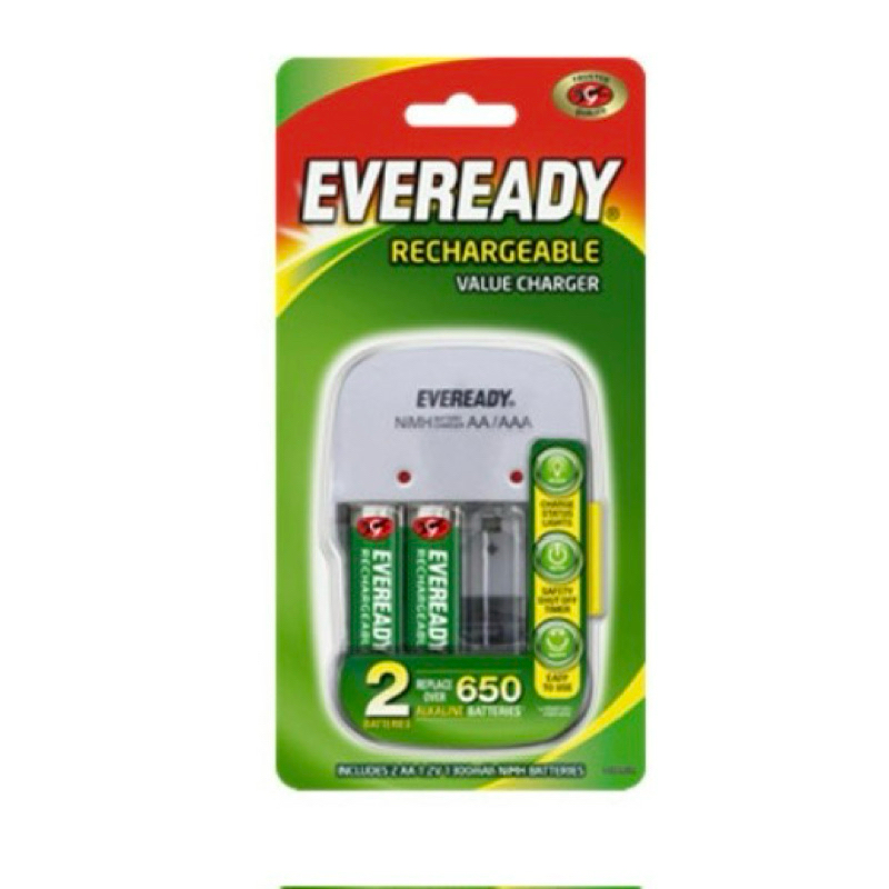 EVEREADY® VALUE CHARGER 2AA | Shopee Malaysia