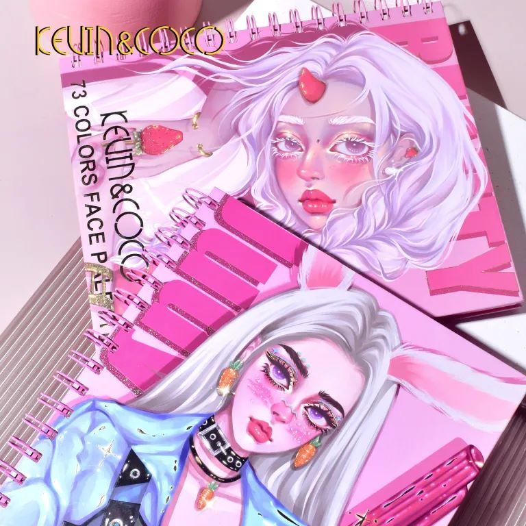 KEVIN&COCO 73 Color Crazy Policewoman Cute&Sexy Fairy Eyeshadow Palette ...