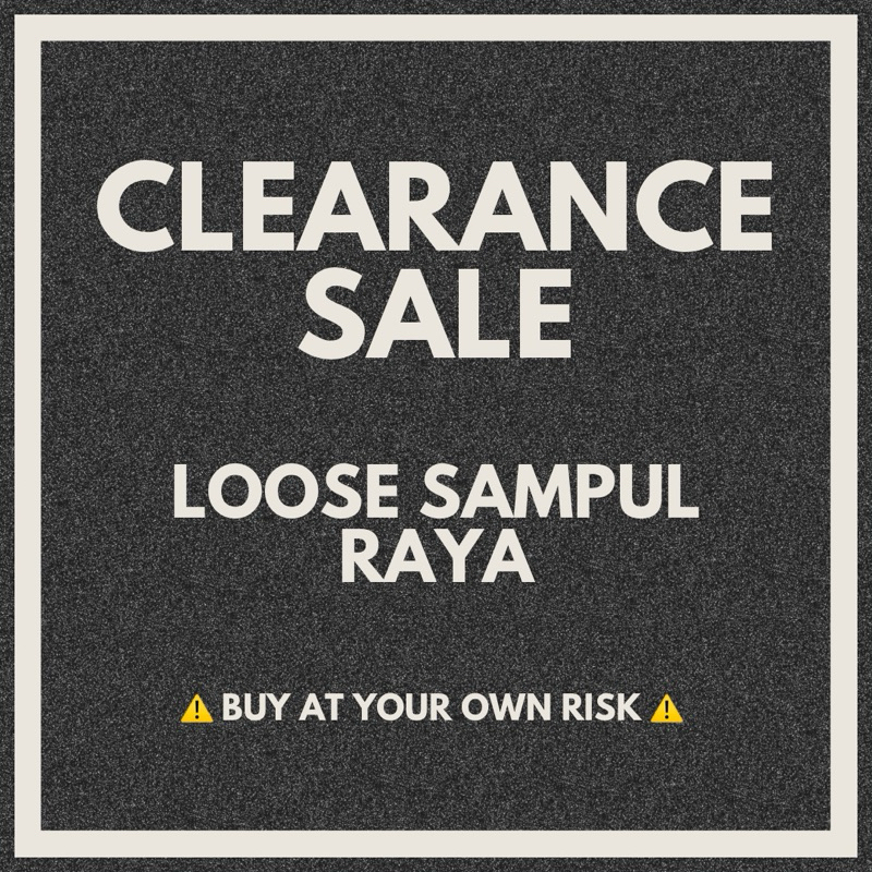 clearance sale new loose sampul raya shell pappa rich jdt maxis aeon ...