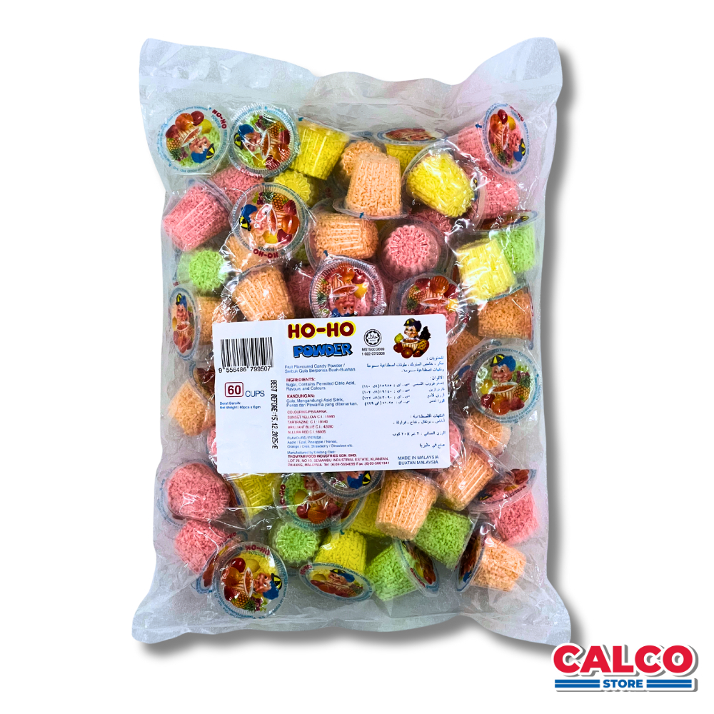 6g x 60pcs Ho-Ho Powder Fruit Flavoured Candy Powder Serbuk Gula ...